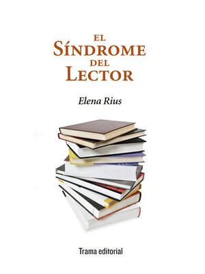 cover image of El síndrome del lector